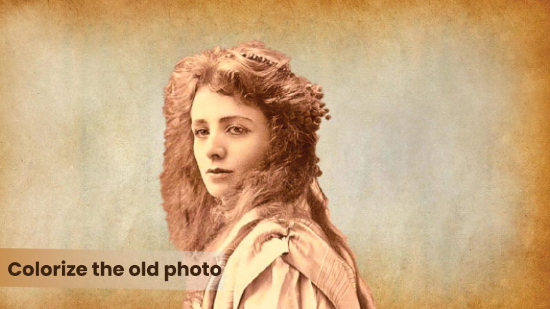 restore old photo by colorize it